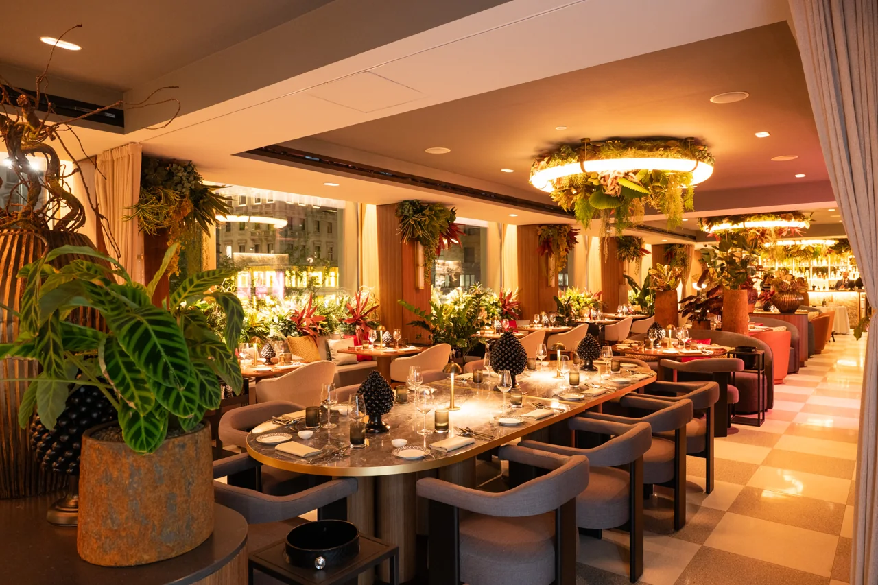 Uno sguardo sul ristorante